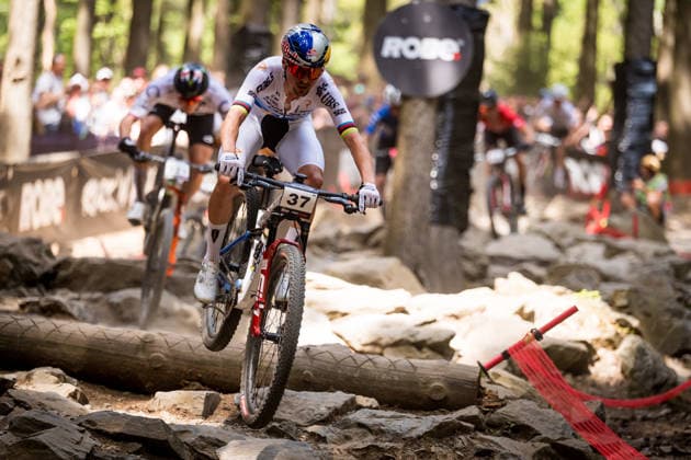 World Cup cross country mountain elite men s race, Vysocina Arena, Nove Mesto na Morave, May 24, 2026. Tom Pidcock from United Kingdom. (CTKxPhoto JaroslavxSvoboda) CTKPhotoP2026052404895  CTKPhotoP2026052404895