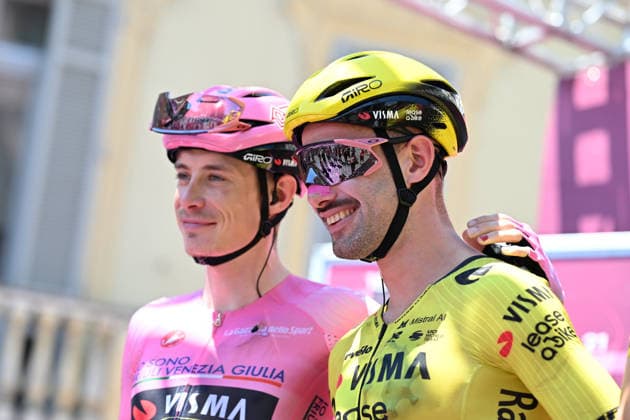24-05-2026 Giro D italia; Tappa 15 Voghera - Milano; 2026, Visma - Lease A Bike; Vingegaard, Jonas; Campenaerts, Victor; Voghera;