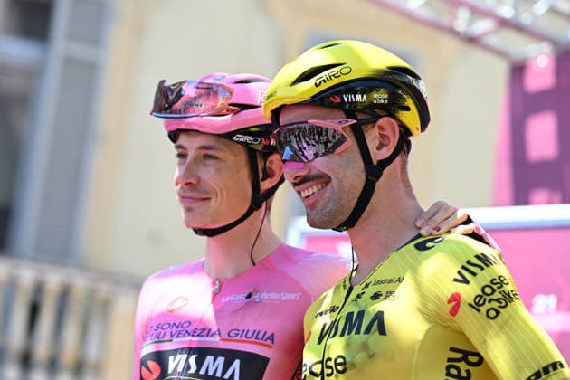 24-05-2026 Giro D italia; Tappa 15 Voghera - Milano; 2026, Visma - Lease A Bike; Vingegaard, Jonas; Campenaerts, Victor; Voghera;