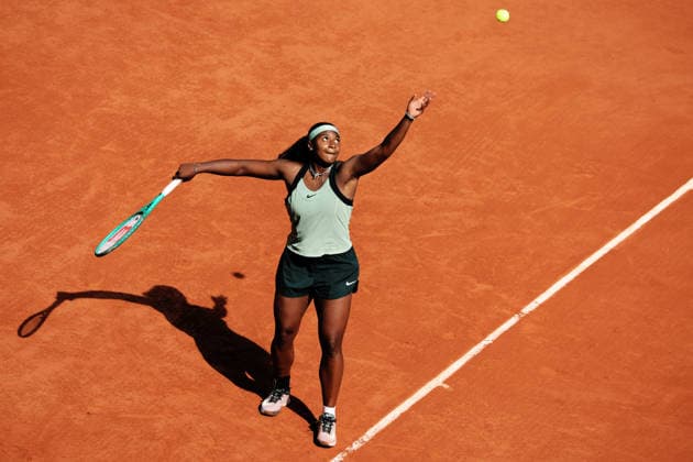 TENNIS - French Open 2026 PARIS,FRANCE,24.MAY.26 - TENNIS - WTA, Tennis Damen Tour, French Open, Roland Garros, Grand Slam. Image shows Hailey Baptiste (USA).  GEPAxpictures xMatthiasxHauer