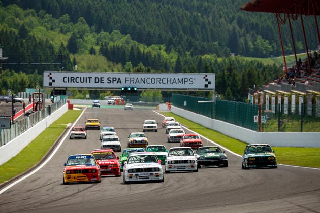 LE MANS CLASSIC SERIES 2026 - SPA-CLASSIC 17 BRAND Mats vd (nld), BMW M3 E30 1985, Group A1, Heritage Touring Cup 2, action with 54 VINK Ton (nld), BETENBURG Leonard (nld), BMW M3 E30 1992, Group A2, Heritage Touring Cup 2 during the 2026 Spa-Classic, 2nd round of the Le Mans Classic Series 2026, from May 22 to 24 in Circuit de Spa-Francorchamps, in Stavelot, Belgium - StavelotBelgium Copyright: xGREGORYxLENORMANDx
