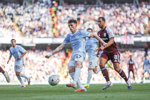 Premier League: Manchester City vs Aston Villa Phil Foden of Manchester City scores but its ruled offside via VAR during the Premier League match Manchester City vs Aston Villa at Etihad Stadium, Manchester, United Kingdom on 24 May 2026 (Photo by Mark Cosgrove News Images) Manchester Etihad Stadium Greater Manchester United, ManU Kingdom Copyright: xMarkxCosgrove NewsxImagesx