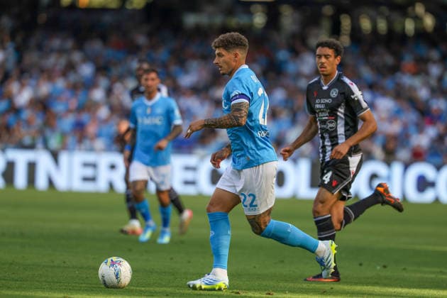 May 24, 2026, Napoli, Campania, ITALIA: Giovanni Di Lorenzo (capitano) of SSC Napoli During the football match on May 24, 2026, valid for the Italian Serie A - 2025 26 championship in Naples at the Diego Armando Maradona Stadium between SSC Napoli and FC Udinese..Pictured: Napoli ITALIA - ZUMAs236 20260524_aap_s236_038 Copyright: xFabioxSassox