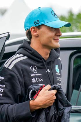 FORMULA ONE CANADIAN GRAND PRIX 2026 George Russell 63 (GBR) Mercedes arriving for race day during the Formula 1 Lenovo Canadian Grand Prix 2026, 5th round of the 2026 Formula One World Championship, WM, Weltmeisterschaft from May 22 to 24, 2026 at the Circuit Gilles Villeneuve, Montreal, Canada Credit: Robbie Hoad Every Second Media Editorial use only. All images are copyright Every Second Media Limited. No images may be reproduced without prior permission. Copyright: xIMAGO EveryxSecondxMediax ESM-2005-0447 RobbiexHoadx xEveryxSecondxMediax