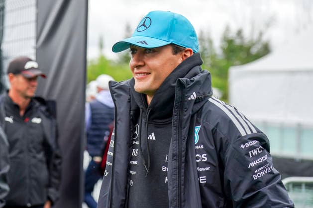 FORMULA ONE CANADIAN GRAND PRIX 2026 George Russell 63 (GBR) Mercedes arriving for race day during the Formula 1 Lenovo Canadian Grand Prix 2026, 5th round of the 2026 Formula One World Championship, WM, Weltmeisterschaft from May 22 to 24, 2026 at the Circuit Gilles Villeneuve, Montreal, Canada Credit: Robbie Hoad Every Second Media Editorial use only. All images are copyright Every Second Media Limited. No images may be reproduced without prior permission. Copyright: xIMAGO EveryxSecondxMediax ESM-2005-0448 RobbiexHoadx xEveryxSecondxMediax