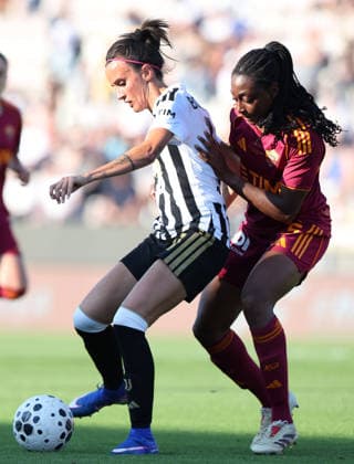 Ar Vicenza 24 05 2026 - finale Coppa Italia femminile Juventus-Roma foto Andrea Rigano Image nella foto: Maya Antoine-Barbara Bonansea 