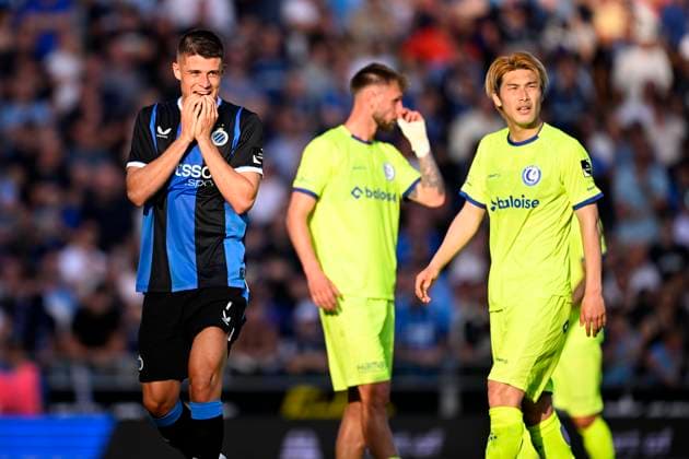 Club Brugge v KAA Gent - Jupiler Pro League Champions Play-Off BRUGGE, BELGIUM - MAY 24 : Tresoldi Nicolo forward of Club Brugge during the Jupiler Pro League Champions Play-Off match between Club Brugge and KAA Gent on May 24, 2026 in Brugge, Belgium, 24 05 2026 Brugge Belgium  Copyright: xTomasxSiskx