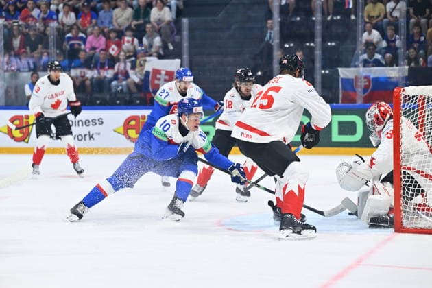 Ice hockey, World Championship, Slovakia - Canada