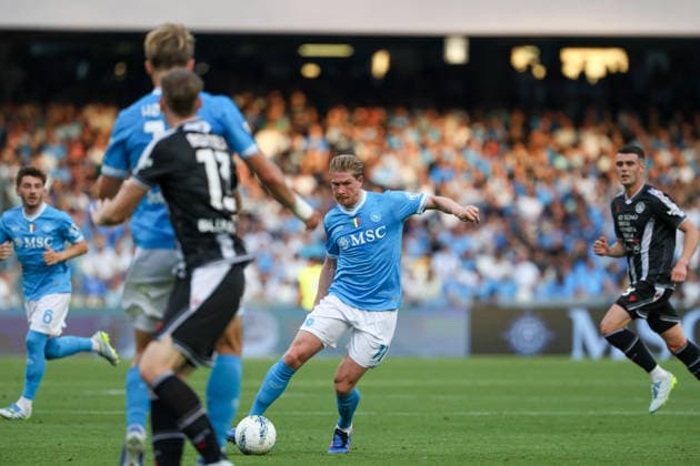 May 24, 2026, Napoli, Campania, ITALIA: Kevi De Bruyne of SSC Napoli During the football match on May 24, 2026, valid for the Italian Serie A - 2025 26 championship in Naples at the Diego Armando Maradona Stadium between SSC Napoli and FC Udinese..Pictured: Serie A Football Match - 2025 26 Napoli Vs. Udinese  - ZUMAs236 20260524_aap_s236_071 Copyright: xFabioxSassox