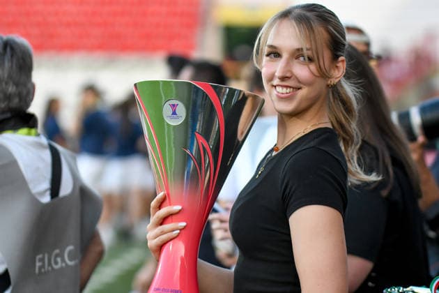 The Cup at the end of the Women s Frecciarossa Italian Cup 2025 2026 final soccer match between Juventus and Roma at the Romeo Menti stadium in Vicenza, Italy - May 24, 2026 - - Soccer  Copyright: xEttorexGriffoni LaPressex