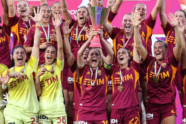 Vicenza 24 05 2026 - finale Coppa Italia femminile Juventus-Roma foto Image nella foto: Roma 