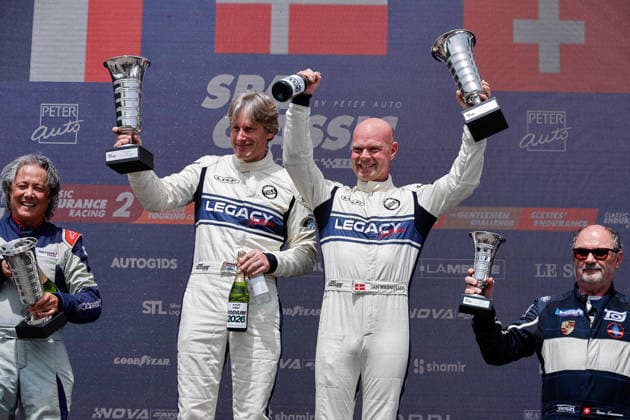 LE MANS CLASSIC SERIES 2026 - SPA-CLASSIC 70 MAGNUSSEN Jan (dnk), WARD Chris (gbr), Lola T292 1973, Proto 2 -2L, Classic Endurance Racing 2, action Podium portrait during the 2026 Spa-Classic, 2nd round of the Le Mans Classic Series 2026, from May 22 to 24 in Circuit de Spa-Francorchamps, in Stavelot, Belgium - StavelotBelgium  Copyright: xPauloxMariax