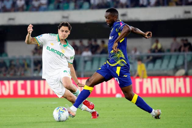 Football, Italy, Hella Verona - AS Roma
