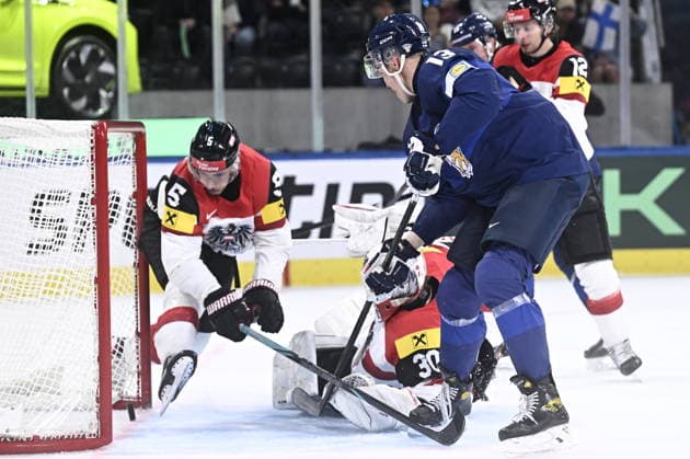 LKS 20260524 Jesse Puljujärvi of Finland scores 3-0 goal during the 2026 IIHF Ice hockey, Eishockey World Championships preliminary round group A match between Finland and Austria in Zurich on May 24, 2026. - RONI REKOMAA Zürich Switzerland 9H7RlpQCnmU  Copyright: xRonixRekomaax 9H7RlpQCnmU