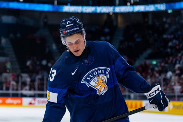 ZURICH, SWITZERLAND - MAY 24: Jesse Puljujaervi (Finland, 13) during the Preliminary Round - Group A Match 45 between Finland and Austria at the IIHF Ice hockey, Eishockey World Championship, WM, Weltmeisterschaft 2026, Swiss Life Arena on May 24, 2026 in Zurich, Switzerland. Zurich Switzerland Copyright: xTimoxSteinx