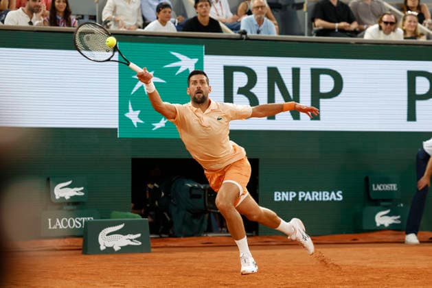 May 24, 2026, Paris, Paris, France: Novak DJOKOVIC (SRB) in action during the tennis Grand Slam of Roland Garros 2026, at Roland Garros Stadium - on May 24 2026 .Paris - France Paris France - ZUMAb253 20260524_zsp_b253_019 Copyright: xLoicxBaratouxx