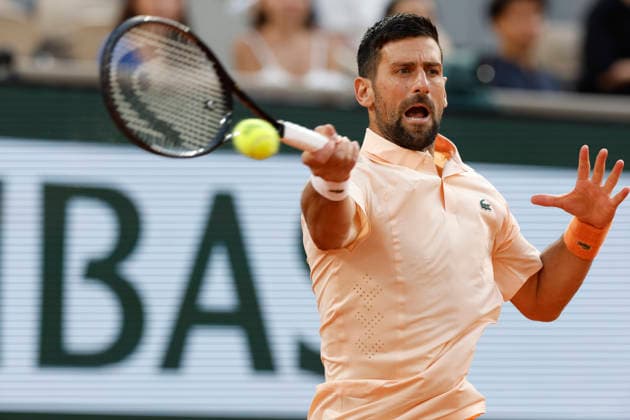 May 24, 2026, Paris, Paris, France: Novak DJOKOVIC (SRB) in action during the tennis Grand Slam of Roland Garros 2026, at Roland Garros Stadium - on May 24 2026 .Paris - France Paris France - ZUMAb253 20260524_zsp_b253_017 Copyright: xLoicxBaratouxx