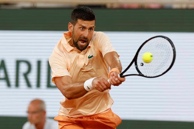 May 24, 2026, Paris, Paris, France: Novak DJOKOVIC (SRB) in action during the tennis Grand Slam of Roland Garros 2026, at Roland Garros Stadium - on May 24 2026 .Paris - France Paris France - ZUMAb253 20260524_zsp_b253_038 Copyright: xLoicxBaratouxx