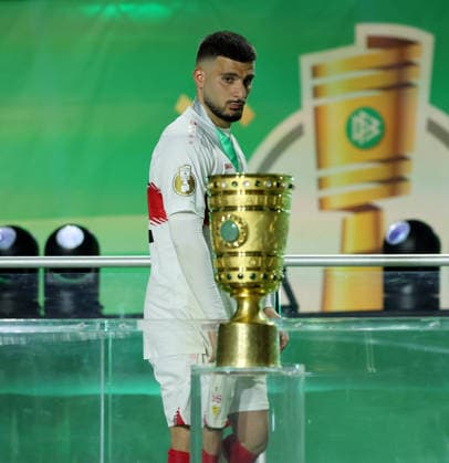 23 05 26 DFB Pokal Final 2026 FC Bayern Munich VfB Stuttgart Germany, Berlin, 23 05 2026, Football, Season 2025 2026, DFB Pokal Final 2026 Berlin, FC Bayern Munich VfB Stuttgart Deniz Undav VfB Stuttgart