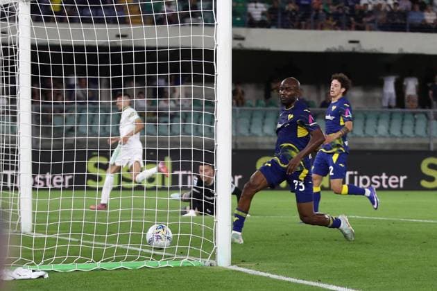 FOOTBALL - Serie A - Hellas Verona FC vs AS Roma Photo by IPA ABACAPRESS.COM85050175 - 24.05.2026 Verona vs Roma (Serie A) Sports; Football; 38th and final day In the photo: El Shaarawy goal (Photo Gino Mancini) Verona Italy  Copyright: xIPAxSport ABACAx