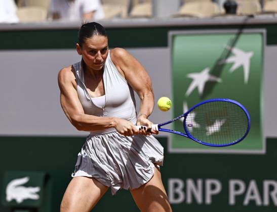 Tennis: French Open Marta Kostyuk of Ukraine plays against Oksana Selekhmeteva of Spain in the women s singles first round of the French Open tennis tournament in Paris on May 24, 2026.  A14AA0005610581P