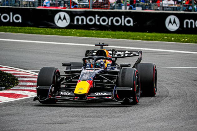 IPA85065263 - (3) Max Verstappen (NED) - Oracle Red Bull Racing - Red Bull RB22 - Red Bull Ford during the Race of the Formula 1 AWS Canadian Grand Prix 2026 at Circuit Gilles Villeneuve in Montreal, Canada. Round 7 of the 2026 FIA Formula One World Championship, WM, Weltmeisterschaft held May 22-24, 2026. The Circuit Gilles Villeneuve on Ile Notre-Dame in Montreal, named after the legendary Ferrari driver, hosts the Sprint format for the seventh round. This event weekend features the F1 Sprint format, with a Sprint Shootout and Sprint Race in addition to the standard qualifying session and Grand Prix. during Canadian Grand Prix 2026, Formula 1 Championship in , , May 24 2026  Copyright: xStefanoxFacchinx xAlessioxDexMarcox xAvens-images.com AvensImages IPAxSportx xx 85065263