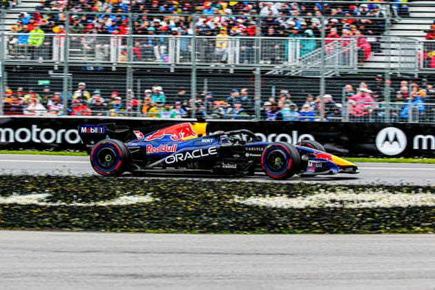 IPA85065271 - (3) Max Verstappen (NED) - Oracle Red Bull Racing - Red Bull RB22 - Red Bull Ford during the Race of the Formula 1 AWS Canadian Grand Prix 2026 at Circuit Gilles Villeneuve in Montreal, Canada. Round 7 of the 2026 FIA Formula One World Championship, WM, Weltmeisterschaft held May 22-24, 2026. The Circuit Gilles Villeneuve on Ile Notre-Dame in Montreal, named after the legendary Ferrari driver, hosts the Sprint format for the seventh round. This event weekend features the F1 Sprint format, with a Sprint Shootout and Sprint Race in addition to the standard qualifying session and Grand Prix. during Canadian Grand Prix 2026, Formula 1 Championship in , , May 24 2026  Copyright: xStefanoxFacchinx xAlessioxDexMarcox xAvens-images.com AvensImages IPAxSportx xx 85065271
