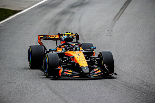 IPA85065248 - (1) Lando Norris (GBR) - McLaren Mastercard F1 Team - McLaren MCL40 - Mercedes during the Race of the Formula 1 AWS Canadian Grand Prix 2026 at Circuit Gilles Villeneuve in Montreal, Canada. Round 7 of the 2026 FIA Formula One World Championship, WM, Weltmeisterschaft held May 22-24, 2026. The Circuit Gilles Villeneuve on Ile Notre-Dame in Montreal, named after the legendary Ferrari driver, hosts the Sprint format for the seventh round. This event weekend features the F1 Sprint format, with a Sprint Shootout and Sprint Race in addition to the standard qualifying session and Grand Prix. during Canadian Grand Prix 2026, Formula 1 Championship in , , May 24 2026  Copyright: xStefanoxFacchinx xAlessioxDexMarcox xAvens-images.com AvensImages IPAxSportx xx 85065248