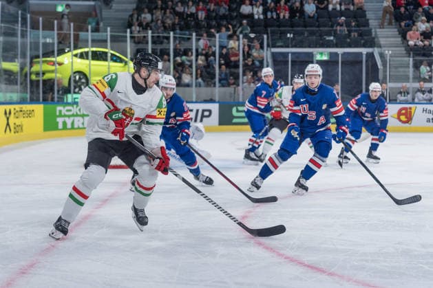 25 05 2026, Zurich, Swiss Life Arena, Ice Hockey World Championships USA Hungary, 86 Balazs Sebok Hungary Zurich Swiss Life Arena Zurich Switzerland Copyright: xJustPictures.ch StefanxEmchx jp-de-StEm-DSC0122320260525