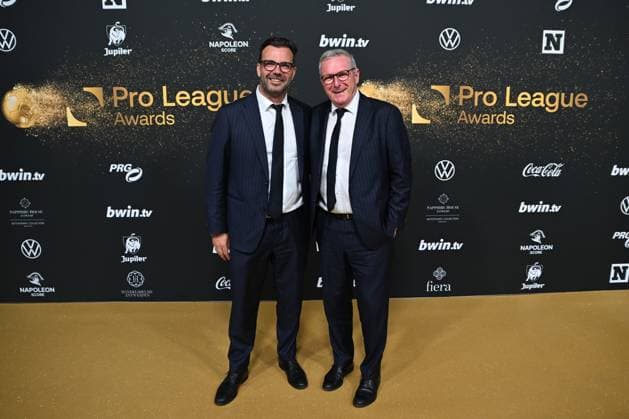 Leo van der Elst pictured on the Golden Carpet at the arrival for the Pro League Awards 2026, for the best players in the 1st and 2nd divisions of the 2025-2026 Belgian soccer championships, on Monday 25 May 2026, in Antwerp. EMILExWINDAL  x175032396x