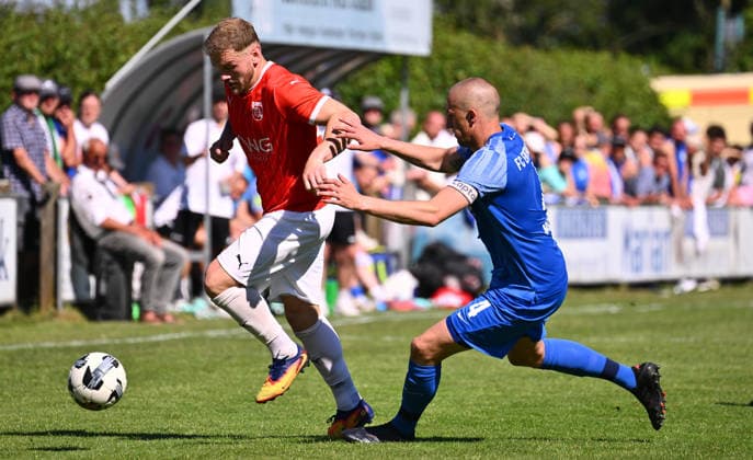 25 05 2026 Football season 2025 2026 Relegation Oberliga Bayernliga Bayernliga Landesliga FSV Stadeln FC Eintracht Münchberg xwoxzix Leon Siefert 9, FSV Stadeln Julian Ott 4, FC Eintracht Münchberg