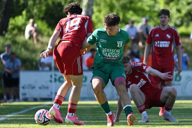 Football, Bayernliga, Relegation, ATSV Erlangen - TSV Großbardorf
