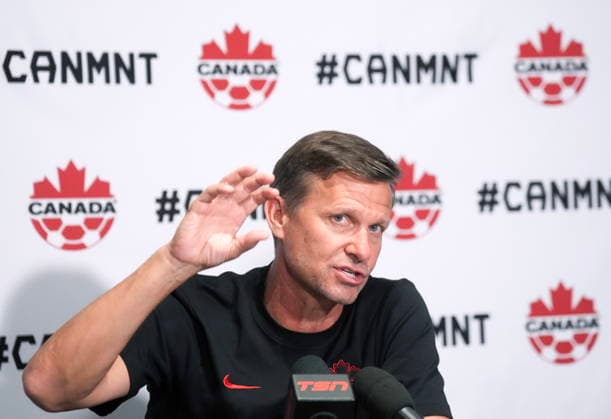 May 25, 2026, Charlotte, Nc, UNITED STATES: Jesse Marsch, Canada s national men s soccer head coach speaks to the media ahead of the World Cup roster selection camp in Charlotte, N.C., on Monday, May 25, 2026. Canada News - May 25, 2026  - ZUMAc35_ 20260525_zaf_c35_086 Copyright: xNathanxDenettex