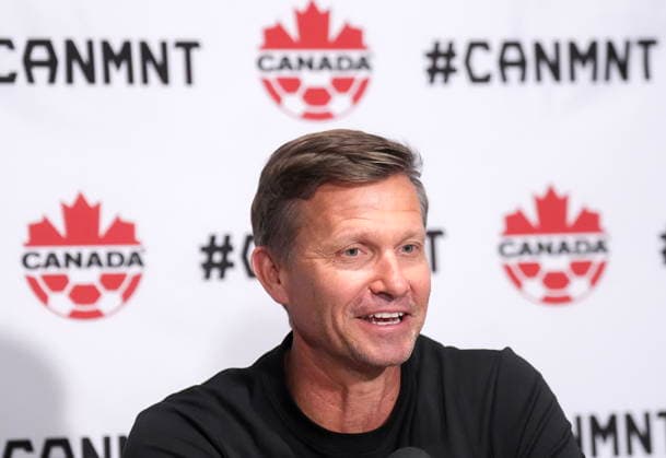 May 25, 2026, Charlotte, Nc, UNITED STATES: Jesse Marsch, Canada s national men s soccer head coach speaks to the media ahead of the World Cup roster selection camp in Charlotte, N.C., on Monday, May 25, 2026. Canada News - May 25, 2026  - ZUMAc35_ 20260525_zaf_c35_089 Copyright: xNathanxDenettex