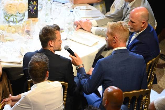 Pro League Awards 2026 ANTWERPEN, BELGIUM - MAY 25 : Mignolet Simon goalkeeper of Club Brugge and Ruben Van Gucht, Filip Clement during the Pro League Award on May 25, 2026 in Antwerpen, Belgium, 25 05 2026 Antwerpen Belgium  Copyright: xVincentxKalutx