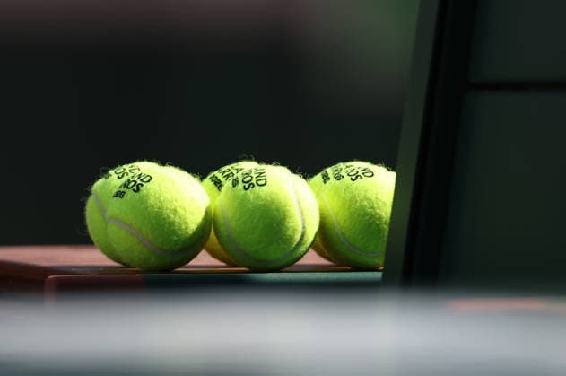ROLAND GARROS 2026 Thierry Larret MAXPPP - PARIS (75) 26 05 2026 Thierry Larret Maxppp. Tennis. Roland Garros 2026. Internationaux de France de tennis. Stade Roland Garros, Paris (75). Le 26 Mai. Court N6 : Donna VEKIC (CRO) vs Alice TUBELLO (FRA). ILLUSTRATION BALLE TENNIS ROLAND GARROS PARIS (75) STADE ROLAND GARROS PARIS ILE DE FRANCE FRANCE  Copyright: xMAXPPPxThierryxLarretx TLR202605261673 TLR202605261673