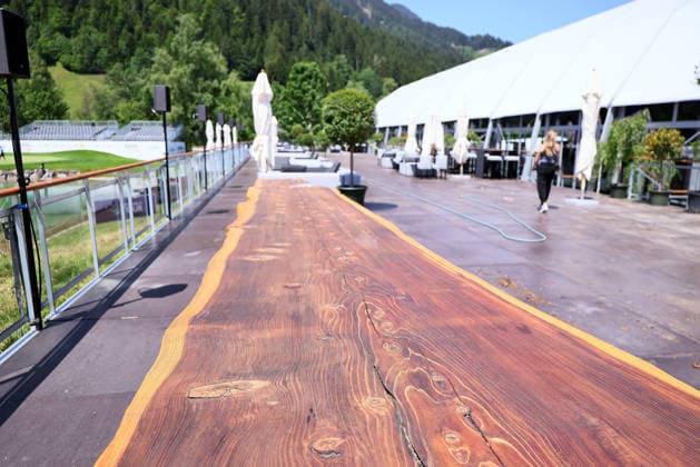GOLF - Austrian Alpine Open KITZBUEHEL,AUSTRIA,26.MAY.26 - GOLF - DP World Tour, Austrian Alpine Open, GC Kitzbuehel-Schwarzsee-Reith, preview. Image shows VIP Area  GEPAxpictures xAmirxBeganovic