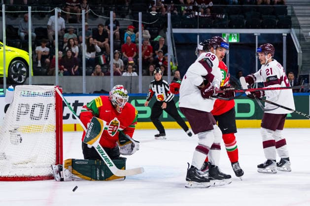 ZURICH, SWITZERLAND - MAY 26: XXX during the Preliminary Round - Group A Match 51 between Hungary and Latvia at the IIHF Ice hockey, Eishockey World Championship, WM, Weltmeisterschaft 2026, Swiss Life Arena on May 26, 2026 in Zurich, Switzerland. Zurich Switzerland Copyright: xTimoxSteinx