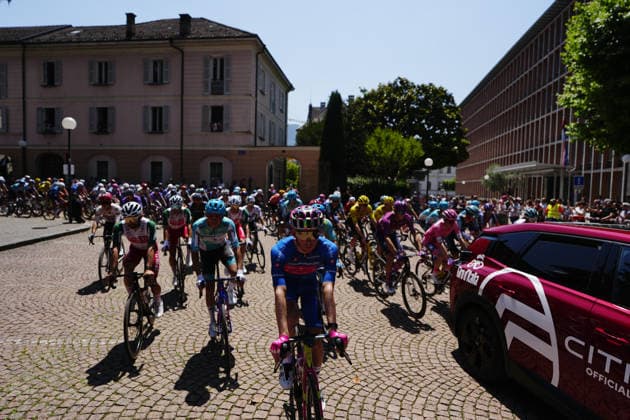 Start the race during Stage 16 of the Giro d™Italia, from Bellinzona to CarÃ¬, Switzerland, Tuesday, May 26, 2026.  Copyright: xFabioxFerrari LaPressex