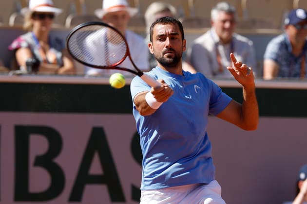 May 26, 2026, Paris, Paris, France: Marin CILIC (CRO) in action during the tennis Grand Slam of Roland Garros 2026, at Roland Garros Stadium - on May 26 2026 .Paris - France Paris France - ZUMAb253 20260526_zsp_b253_318 Copyright: xLoicxBaratouxx