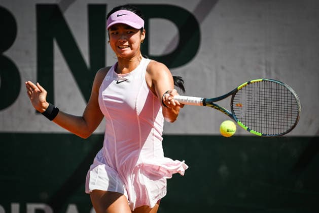 May 26, 2026, Paris, France, France: Alexandra EALA of Philippines during the third day of the Roland-Garros 2026, French Open 2026, Grand Slam tennis tournament at Roland-Garros Stadium on May 26, 2026 in Paris, France. Roland Garros 2026 - Day 3  - ZUMAm308 20260526_zsp_m308_029 Copyright: xMatthieuxMirvillex