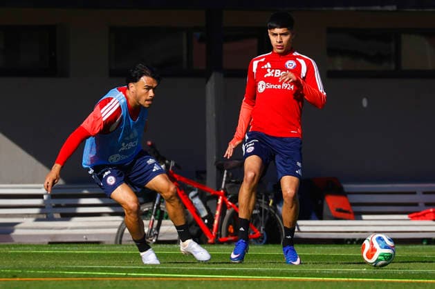 Futbol, Entrenamiento seleccion chilena. Entrenamiento de la seleccion chilena previo a los partidos amistosos contra Portugal y Republica Democratica del Congo. Complejo Deportivo Juan Pinto Duran Santiago, Chile. 26 05 2026 Dragomir Yankovic Photosport Football, Trainning session team Chile. Training of the Chilean team prior to the friendly matches against Portugal and the Democratic Republic of the Congo. Complejo Deportivo Juan Pinto Duran, Santiago, Chile. 26 05 2026 Dragomir Yankovic Photosport Entrenamiento seleccion chilena 26 05 2026 