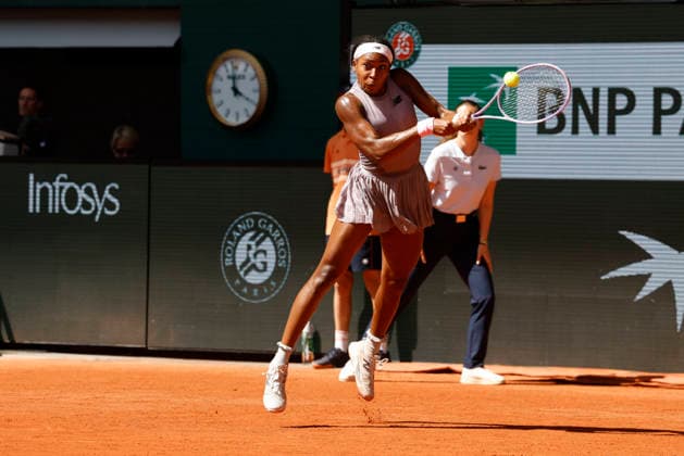 May 26, 2026, Paris, Paris, France: Coco GAUFF (USA) in action during the tennis Grand Slam of Roland Garros 2026, at Roland Garros Stadium - on May 26 2026 .Paris - France Paris France - ZUMAb253 20260526_zsp_b253_425 Copyright: xLoicxBaratouxx