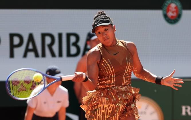 Japanese Naomi Osaka pictured in action during the Roland Garros French Open tennis tournament, in Paris, France, Tuesday 26 May 2026. This year s tournament takes place from 18 May to 07 June. VIRGINIExLEFOUR  x175107462x