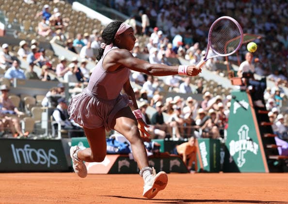 May 26, 2026, Paris, Ile De France, France: COCO GAUFF of USA during the match against T. Townsend of USA in the first round of tennis tournament Roland Garros, Paris, France. Gauff won 6:4, 6:0. Tennis, Roland Garros 2026 - Coco Gauff 6:4, 6:0  - ZUMAc278 20260526_zsp_c278_054 Copyright: xMarcinxCholewinskix