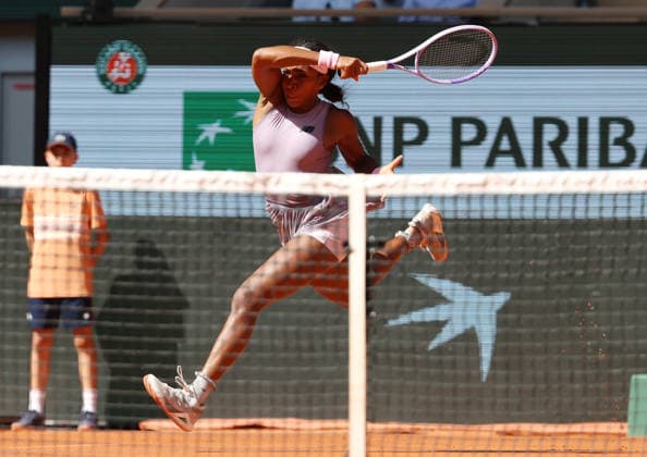 May 26, 2026, Paris, Ile De France, France: COCO GAUFF of USA during the match against T. Townsend of USA in the first round of tennis tournament Roland Garros, Paris, France. Gauff won 6:4, 6:0. Tennis, Roland Garros 2026 - Coco Gauff 6:4, 6:0  - ZUMAc278 20260526_zsp_c278_061 Copyright: xMarcinxCholewinskix