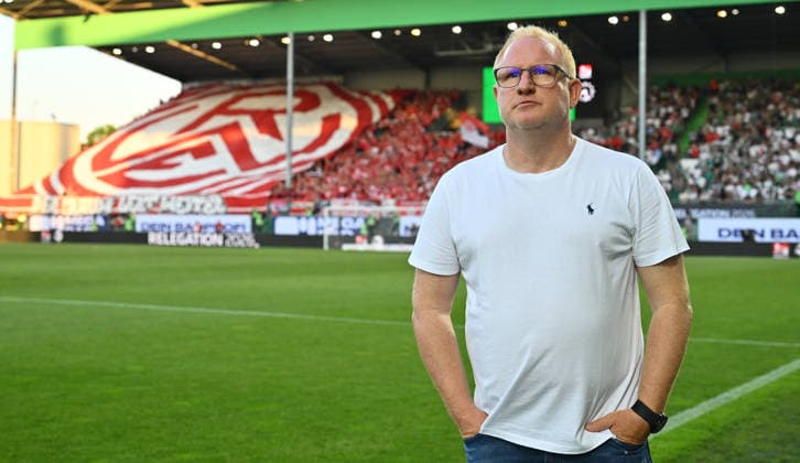 26 05 2026 Soccer season 2025 2026 Relegation 2 Soccer Bundesliga first leg SpVgg Greuther Fürth Kleeblatt Rot Weiss Essen RWE Sportfoto Zink xwoxzix DFL regulations prohibit any use of photographs as image sequences and or quasi video only for editorial use Heiko Vogel Trainer SpVgg Greuther Fürth