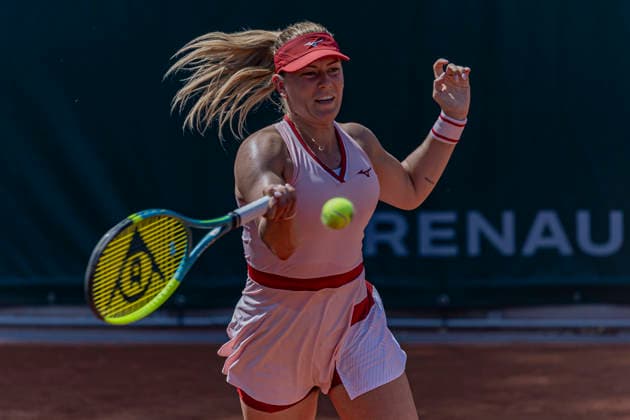 2026 French Open - Day Three Dalma Galfi returns the ball against Mayar Sherif during the Roland Garros Grand Slam Tournament on Day 03 in Paris, France, on May 26, 2026. Paris France  Copyright: xRobertxSzaniszlox originalFilename:szaniszlo-notitle260526_npOOU.jpg