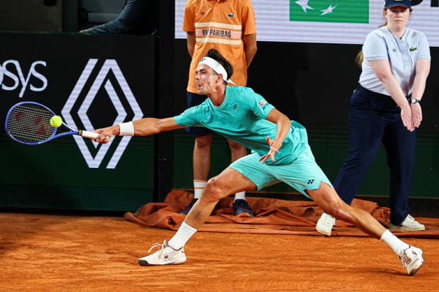 2026.05.26 Paryz Tenis French Open Roland Garros 2026 Felix Auger-Aliassime - Daniel Altmaier N z Daniel Altmaier Foto Pawel Andrachiewicz PressFocus 2026.05.26 Paris Tennis - French Open Roland Garros 2026 Felix Auger-Aliassime - Daniel Altmaier Daniel Altmaier Credit: Pawel Andrachiewicz PressFocus NEWSPIX.PL --- newspix.pl 