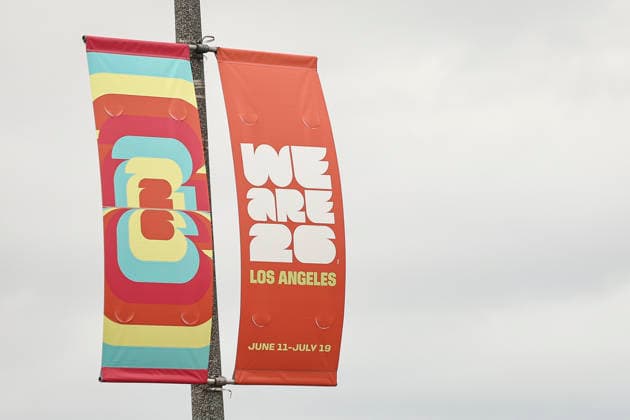 Preparation For FIFA World Cup, WM, Weltmeisterschaft, Fussball 2026 The FIFA World Cup 2026 logo and signage are displayed near SoFi Stadium in Inglewood, California, on May 26, 2026. Inglewood California United States  Copyright: xMichaelxYanowx originalFilename:yanow-preparat260526_npuY1.jpg